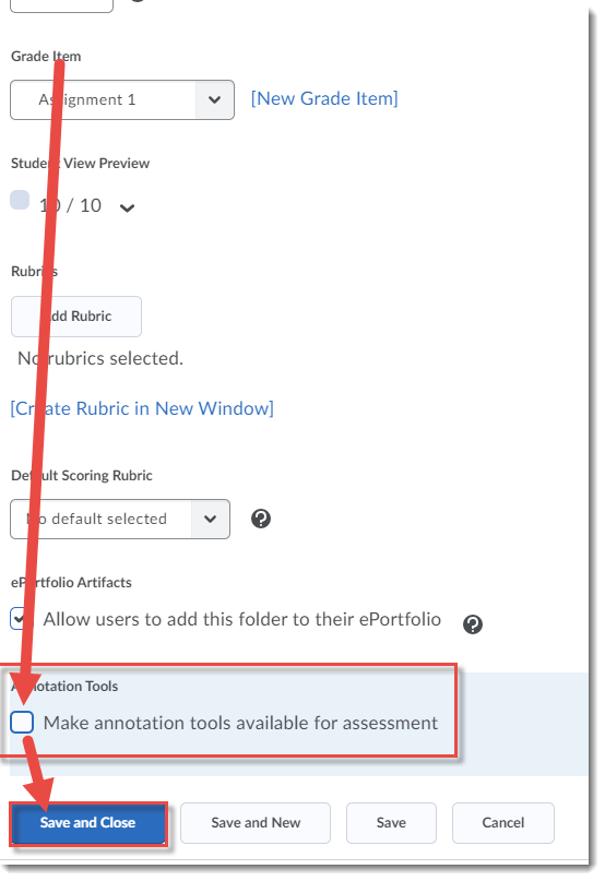 Disable Annotations