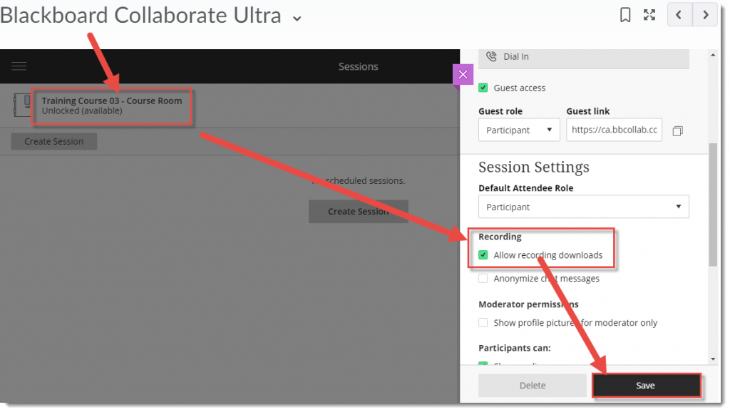 Blackboard Collaborate Ultra Centre for Excellence in Teaching and