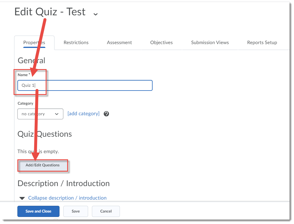 This new experience brings the Add/Edit Question interface in line with the design you have already seen in several of the Question types, as well as adding the drag and drop option for reordering which is already present in other D2L tools.